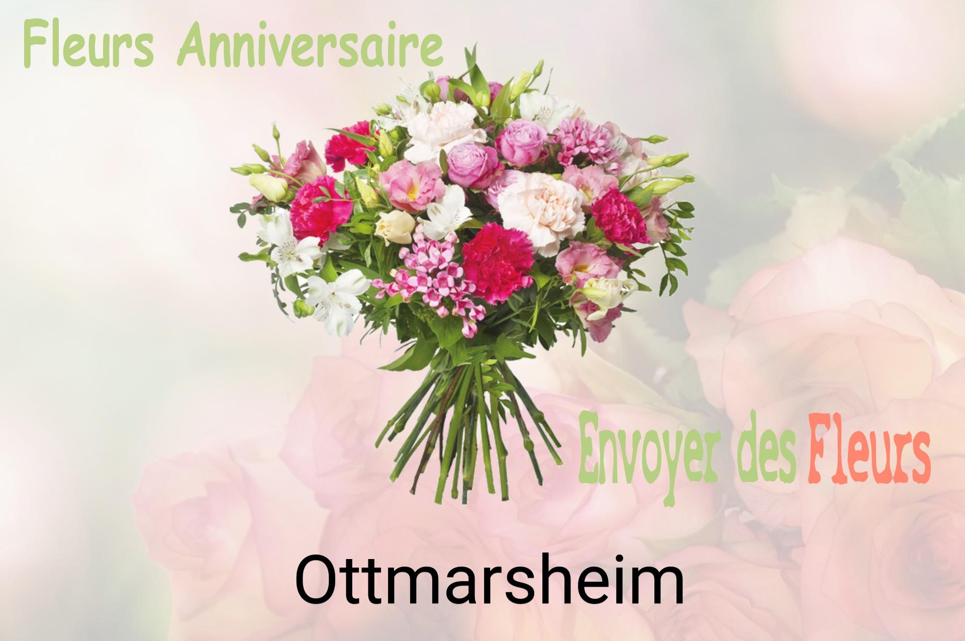 Bouquet de fleurs d’anniversaire livré à Ottmarsheim
