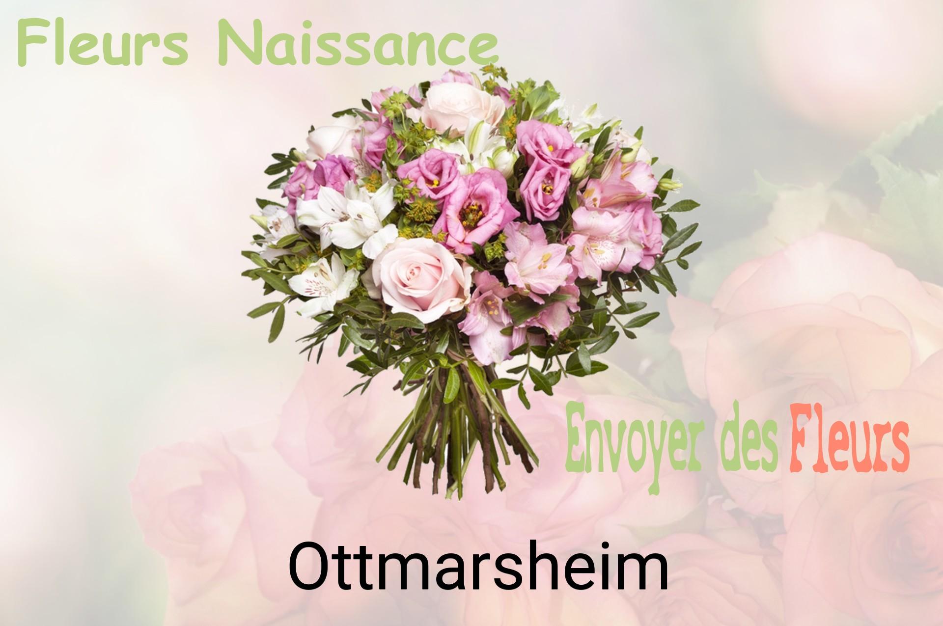 Bouquet de fleurs de naissance livré à Ottmarsheim